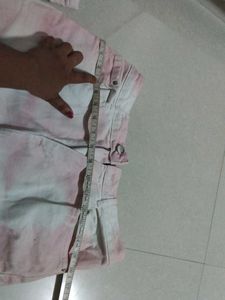 Pink Tie-Dye Jeans