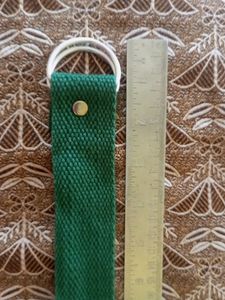 Dark Green Cloth Belt.
