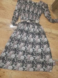 Floral Print Maxi Dress