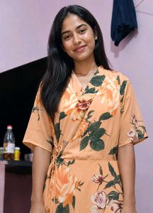 Floral Print Maxi Dress