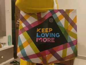 Colorful KLM Fashion Mall Tote Bag