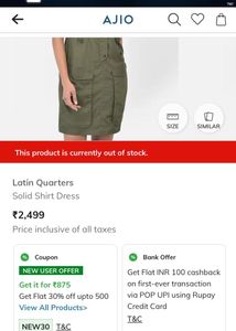 Latin Quarters dress