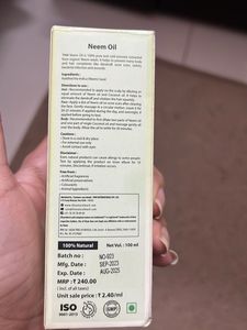 TNW Neem Oil - Organic &amp; Natural