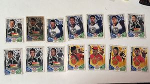 2011 pune and RCB silver base set cricket attax