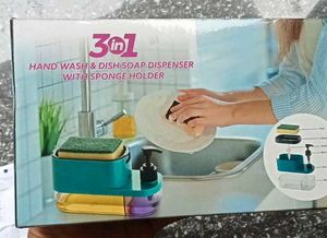 3-in-1 Soap Dispenser with Sponge Holder