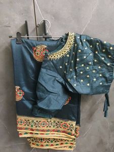 sareee with blouse