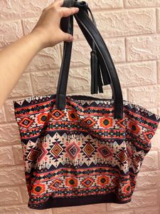 Boho Tribal Print Tote Bag