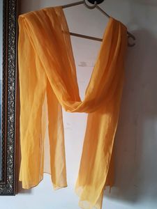 💝💝Yellow Chiffon Dupatta.sale 🙌