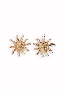 Gold Sun Earrings