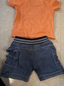 Cute Dinosaur T-Shirt &amp; Shorts Set
