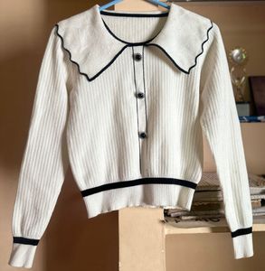 Korean Collar Cardigan Style Top