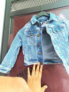 Blue Denim Jacket for baby girl