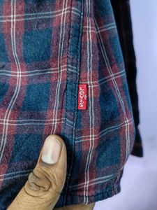 Levi's checked shirt (double side)