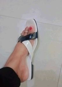 Chic White &amp; Black Heels