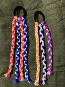 Boho Braided Hair Ties set of two