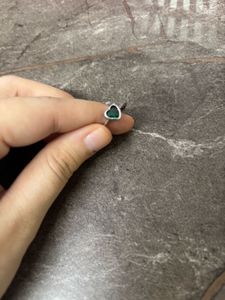 Anti tarnish Unique Gold Ring with Clear Stone