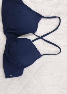 Navy Blue Strappy Bikini top