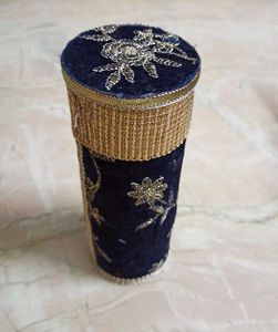Embellished Velvet Bangle Box