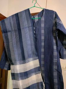 New Navy Blue Kurta Combo Set for Timeless Style