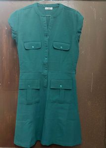 Green Pocketed Dress