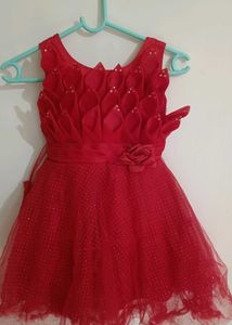 Red Party dress 👗 Rakhi special