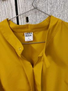 Vera Moda Mustard Yellow Top