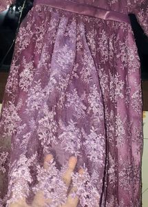 Elegant Girls' Purple Occasion Dress