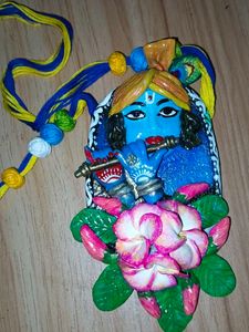Handmade Krishna Pendant Necklace
