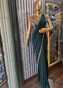 Pre Draped CORSET SAREE