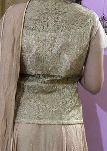 Beige beautiful gown