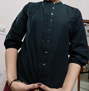 Stylish Black  Ethnic Top