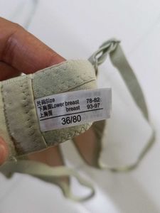 Comfortable Light Green Bra