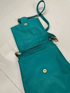 Elegant Teal Sling Bag for Women