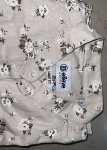 Men's Floral Print Smart Fit Shirt