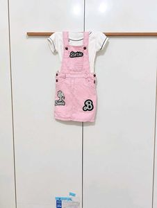Barbie Pink Overalls Set