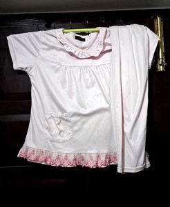 Pink Pajama Set(Night suit)