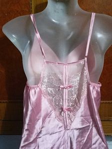 Silky Pink Nighty