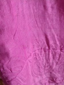 Pink Dupatta winter stole with Tassels