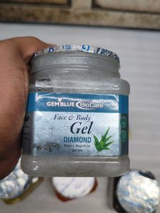 Gem blue Bio care diamond face and body Gel