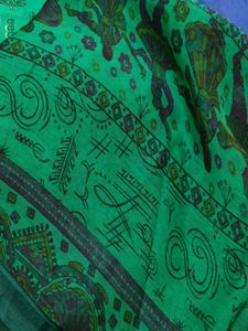 Green Printed Salwar Kameez Set
