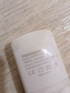 Karbonn Travel Charger With Earphone