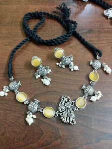 Radha Krishna Beautiful Set With Semi-precious Work 👌👌👌👌💕