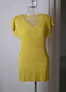Yellow Casual sheet Dress