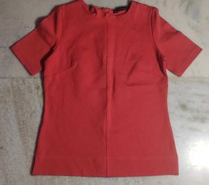 M&amp;S Coral Short Sleeve Crew Neck Top LR-81