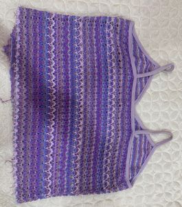Crochet Purple Tank Top