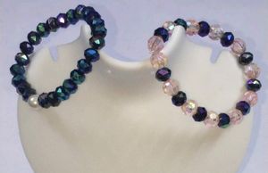 Style Trend Rainbow Acrylic Braslate2 pic unique