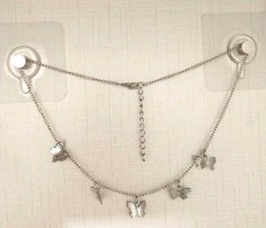 Silver Butterfly Charm Necklace