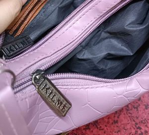 Sparkly Purple hobo bag