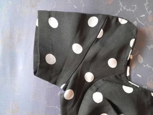 Stylish Polka Dot Blouse