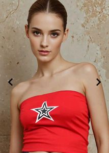 Red Star Tube Top